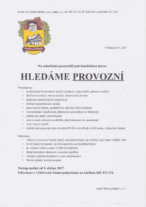Perníková chaloupka - hledáme provozní