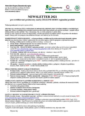 Newsletter 1 RV