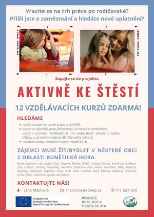 Aktivně ke Štěstí - další kolo kurzů