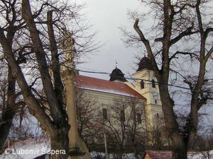 Bojkovice, město v zimě