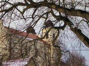 Bojkovice, město v zimě