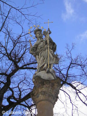 Bojkovice, město v zimě