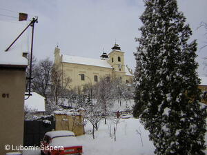 Bojkovice, město v zimě